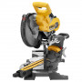 Пила торцювальна акумуляторна DeWALT, 54 В XR FLEXVOLT Li-ion, безщіткова, діаметр диска 250 х 30 мм, 4300 об/хв, XPS, вага 20.5 кг, 2 акумулятори 2 А/год та ЗП