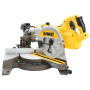 Пила торцювальна акумуляторна DeWALT, 54 В XR FLEXVOLT Li-ion, діаметр диска 216 х 30 мм, 6300 об/хв, XPS, вага 15 кг, без акумулятора та ЗП