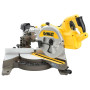 Пила торцювальна акумуляторна DeWALT, 54 В XR FLEXVOLT Li-ion, діаметр диска 216 х 30 мм, 6300 об/хв, XPS, вага 15 кг, 2 акумулятори 6 А/год, в картонній коробці
