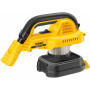 Пилосос акумуляторний DeWALT 18 В XR Li-ion, довжина шланга 1 м, обсяг пилозбірника 1.9 л, вага 1.8 кг, без акумулятора та зарядного пристрою