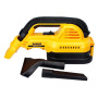Пилосос акумуляторний DeWALT 18 В XR Li-ion, довжина шланга 1 м, обсяг пилозбірника 1.9 л, вага 1.8 кг, без акумулятора та зарядного пристрою