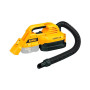 Пилосос акумуляторний DeWALT 18 В XR Li-ion, довжина шланга 1 м, обсяг пилозбірника 1.9 л, вага 1.8 кг, без акумулятора та зарядного пристрою
