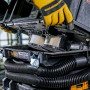 Пилосос акумуляторний DeWALT, 54 В XR FLEXVOLT Li-ion, безщітковий, довжина шланга 2.4 м, об'єм пилозбірника 11 л, вага 7.5 кг, 2 акумулятори 6 А/год, ЗП