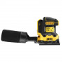 Шліфмашина вібраційна DeWALT, 18 В XR Li-ion, 8000-13500 об/хв, 115 х 108 мм, амплітуда 1.6 мм, вага 1 кг