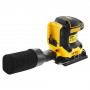 Шліфмашина вібраційна DeWALT, 18 В XR Li-ion, 8000-13500 об/хв, 115х108 мм, амплітуда 1.6 мм, вага 1 кг, валіза