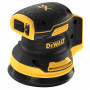 Шліфмашина ексцентрикова безщіткова DeWALT, 18 В XR Li-ion, 8000-12000 об/хв, 125 мм, амплітуда 2.6 мм, вага 0.93 кг, без акумуляторів і зарядного пристрою
