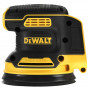 Шліфмашина ексцентрикова безщіткова DeWALT, 18 В XR Li-ion, 8000-12000 об/хв, 125 мм, амплітуда 2.6 мм, вага 0.93 кг, без акумуляторів і зарядного пристрою