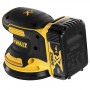 Шліфмашина ексцентрикова DeWALT, 18 В XR Li-ion, 8000-12000 об/хв, 125 мм, вага 1.55 кг, 2 акумулятори, ЗП, валіза