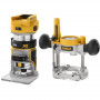 Фрезер акумуляторний DeWALT, 18 В XR Li-ion, безщітковий, 16000-25500 об/хв, цанга 6-8 мм, максимальний діаметр фрези - 30 мм, 2.4 кг, 2 платформи, без акумуляторів і ЗП