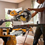 Пила торцювальна акумуляторна DeWALT 54 В XR FLEXVOLT Li-ion, діаметр диска 305 х 30 мм, 3800 об/хв, XPS, вага 25.5 кг, без акумуляторів та зарядного пристрою