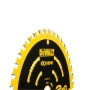 Диск пилковий DeWALT, EXTREME, розмір 165 х 20 мм, кількість зубів 40, кут заточування 18 градусів, геометрія зуба ATB, чистий різ