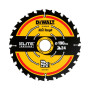 Диск пилковий DeWALT, EXTREME, розмір 190 х 30 мм, кількість зубів 24, кут заточування 18 градусів, геометрія зуба ATB, швидкий різ