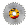 Диск пилковий DeWALT, METAL CUTTING, розмір 140 х 20 мм, кількість зубів 30, геометрія зубів TCG, кут заточування 1.5 градусів, максимальне число оборотів 4200 об/хв