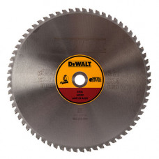 Диск пилковий DeWALT, METAL CUTTING, розмір 355 х 25.4 мм, кількість зубів 66, геометрія зубів TCG, кут заточування 1.5 градусів, максимальне число оборотів 1800 об/хв