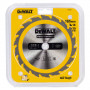 Диск пильний DeWALT CONSTRUCTION, 165 х 20 мм, 18z (ATB), +20 град