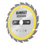Диск пильний DeWALT CONSTRUCTION, 165 х 20 мм, 18z (ATB), +20 град