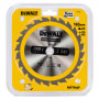 Диск пильний DeWALT CONSTRUCTION, 165 х 20 мм, 24z (ATB), +10 град
