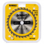 Диск пилковий DeWALT CONSTRUCTION, розмір 165 х 20 мм, кількість зубів 30, геометрія зуба ATB, 10 градусів