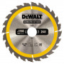 Диск пилковий DeWALT CONSTRUCTION, розмір 190 х 30 мм, кількість зубів 24, геометрія зуба ATB, 16 градусів