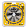 Диск пилковий DeWALT CONSTRUCTION, розмір 190 х 30 мм, кількість зубів 24, геометрія зуба ATB, 16 градусів