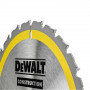 Диск пилковий DeWALT CONSTRUCTION, розмір 216 х 30 мм, кількість зубів 24, геометрія зуба ATB, кут заточування -5 градусів