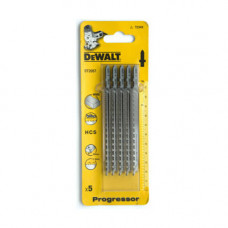 Полотно пильне DeWALT для деревини, швидке розпилювання, загальна довжина 116 мм, робоча довжина 91 мм, відстань між зубами 2-3 мм, матеріал застосування - деревина, ДСП, столярні щити і ДВП, макс. Глибина пропилу 65