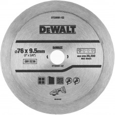 Диск алмазний DeWALT, кераміка/кахель, 76 х 1.0 х 9.5 мм, 1 од