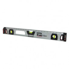 Рівень STANLEY "FatMax I Beam", магнітний, алюмінієвий, 3 капсули, L = 1200 мм, H = 39.3 мм
