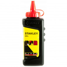 Порошок крейдяний STANLEY, червоний, для зовнішніх будівельних робіт, не змивається, вага 225 г.