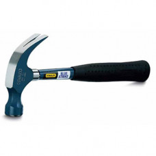 Молоток STANLEY "Bluestrike Curve Claw", вага голівки 570 г, з загнутим цвяходером, довжина ручки 330 мм.