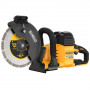 Пила відрізна акумуляторна DeWALT, 54В XR FLEXVOLT Li-Ion, безщіткова, діаметр диска 230х22.2 мм, вага 5.7 кг, 2 акумулятора 3 Аг і зарядний пристрій