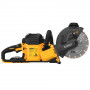 Пила відрізна акумуляторна DeWALT, 54В XR FLEXVOLT Li-Ion, безщіткова, діаметр диска 230х22.2 мм, вага 5.7 кг, 2 акумулятора 3 Аг і зарядний пристрій