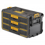 Ящик TOUGHSYSTEM 2.0 DeWALT, 555х355х305 мм., модуль на 3 ящики