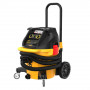 Пилосос мережевий промисловий DeWALT, 1400 Вт, довжина шланга 4.6 м, об'єм пилозбірника 38 л/з рідиною 18.4 л., для пилу класу "H", вага 15 кг