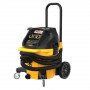 Пилосос мережевий промисловий DeWALT, 1400 Вт, довжина шланга 4.6 м, об'єм пилозбірника 38 л / з рідиною 18.4 л., для пилу класу "М", вага 15 кг