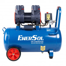 Компресор повітряний поршневий ENERSOL ES-AC430-50-2OF, продуктивність 430 л/хв, потужність 1.68 кВт, тис 8 Бар, об'єм ресивера 50 л, вага 23.0 кг