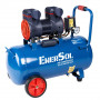 Компресор повітряний поршневий ENERSOL ES-AC430-50-2OF, продуктивність 430 л/хв, потужність 1.68 кВт, тис 8 Бар, об'єм ресивера 50 л, вага 23.0 кг