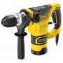Перфоратор мережевий STANLEY FatMax, SDS-Plus, 1250 Вт, 3,5 Дж, 0-850 об/хв, 0-4100 уд/хв, змінний патрон 1-13 мм, 2-а бура (8*110 мм, 10*110 мм), зубило 14*250 мм, валіза, вага 5,40 кг