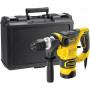 Перфоратор мережевий STANLEY FatMax, SDS-Plus, 1250 Вт, 3,5 Дж, 0-850 об/хв, 0-4100 уд/хв, змінний патрон 1-13 мм, 2-а бура (8*110 мм, 10*110 мм), зубило 14*250 мм, валіза, вага 5,40 кг
