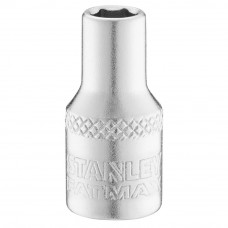 Головка торцева STANLEY 1/4" х 5 мм, з шестигранним профілем стандартна, метрична.