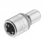 Головка торцева STANLEY 1/4" х 5 мм, з шестигранним профілем стандартна, метрична.