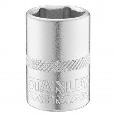Головка торцева STANLEY 1/4" х 12 мм, з шестигранним профілем стандартна, метрична.