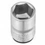 Головка торцева STANLEY 1/4" х 12 мм, з шестигранним профілем стандартна, метрична.