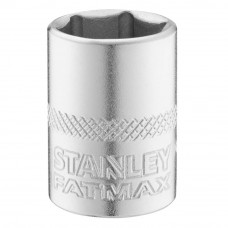 Головка торцева STANLEY 1/4" х 13 мм, з шестигранним профілем стандартна, метрична.