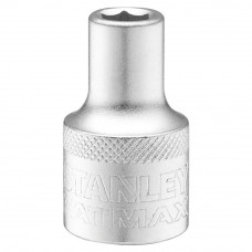 Головка торцева STANLEY 1/2" х 8 мм, з шестигранним профілем, метрична.