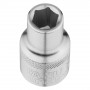 Головка торцева STANLEY 1/2" х 10 мм, з шестигранним профілем, метрична.
