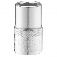 Головка торцева STANLEY 1/2" х 14 мм, з шестигранним профілем, метрична.