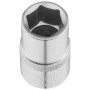 Головка торцева STANLEY 1/2" х 15 мм, з шестигранним профілем, метрична.