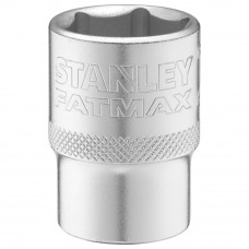 Головка торцева STANLEY 1/2" х 20 мм, з шестигранним профілем, метрична.