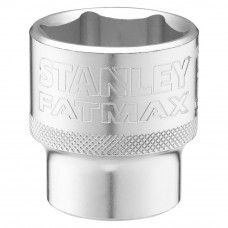 Головка торцева STANLEY 1/2" х 30 мм, з шестигранним профілем, метрична.